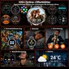 2026 Herren Militär-Smartwatch mit 1,85" AMOLED und 75 Produktbild-Vorschau 9