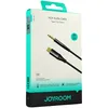The image shows the retail packaging for a Joyroom AUX audio cable. Anteprima dell’immagine prodotto