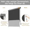 Yaheetech Senkrechtmarkise Außen 154,5 x 250 cm Außenrollo Produktbild-Vorschau 5