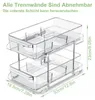 Küchen Organizer mit Schublade, 2 Etagen Acryl Regal, Produktbild-Vorschau 5