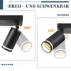 ZMH LED lampa sufitowa 3 płomienie reflektor sufitowy Podgląd zdjęcia produktu 3