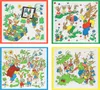 Betz 12er Pack Kindertaschentücher Größe 28x28 cm Farbe - Produktbild-Vorschau 1