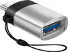Usb zum Typ-c 3.0 Adapter OTG Handy Lanyard Typ Silber Produktbild-Vorschau 1