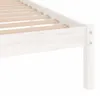 vidaXL Postel z masivu bílá 90x190 cm Náhled obrázku produktu 6