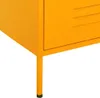 vidaXL Komoda horčicovo žltá 80x35x101,5 cm oceľ Náhľad obrázku produktu 6