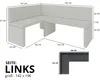 Banc d'angle AKIKO Corner Bench 142x196 gauche - Ensemble Voir les images du produit 2