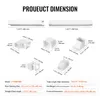VEVOR Mini-Split-Line-Set-Abdeckung 76,2 mm B 3110 mm L, Produktbild-Vorschau 7