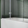 SONNI parawan nawannowy 100x130cm srebrny, składany parawan Podgląd zdjęcia produktu 3