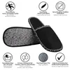 ONVAYA® ABS Gästepantoffel | Eule | schwarz | 6er Set | Produktbild-Vorschau 4