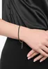 Tennisarmband mit schwarzen Steinen Silber Produktbild-Vorschau 5