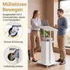 KOMFOTTEU Stehpult höhenverstellbar mit Rollen, mobiler Produktbild-Vorschau 5