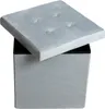 Faltbarer Sitzhocker Fußhocker Hocker Aufbewahrungsbox Produktbild-Vorschau 3