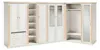Edler Weißer Kleiderschrank Schlafzimmer Schränke Stilvolle Produktbild-Vorschau 4