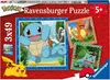 Ravensburger Pokémon : Charmander, Bulbasaur et Squirtle Voir les images du produit 1