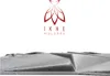 A close-up view of a textured gray surface with geometric patterns, with a logo and text above it. Produktbild-Vorschau