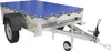 Gartenanhänger 200 Kipp mit Stützrad und blauer Plane Produktbild-Vorschau 1