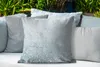 MuchoWow® Outdoor Kissen - Marmor - Blau - Glitter - 60x60 Produktbild-Vorschau 4