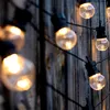 Luce solare 10 globi LED trasparenti bianco caldo PARTY Anteprima dell’immagine prodotto 2