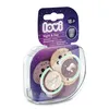 LOVI Smoczek silikonowy dynamiczny Night&Day Girl 18 m+ 2 Podgląd zdjęcia produktu 4