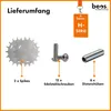 beos® Premium Edelstahl Spikes für Segway Navimow - Für Produktbild-Vorschau 3