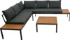 DEGAMO Lounge Set Gartenlounge Ecklounge RANGUN, Stahl Produktbild-Vorschau 2