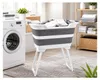 Wäschekorb faltbar mit Beinen Wäschewanne klappbar Laundry Produktbild-Vorschau 2