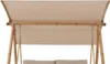 Hespéride - Gartenschaukel "baroe" beige 170 x 129 x 213cm Produktbild-Vorschau 5