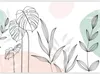 Vlies Fototapete - Leaves in Pastels 400x280 cm Blätter Produktbild-Vorschau 5