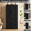 Merax Hochschrank Küchenschrank mit Scheunentür Design, Produktbild-Vorschau 10