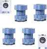 A collage of washing machine feet and a washing machine. Produktbild-Vorschau