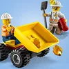 Two LEGO miners with a dump truck and gold nuggets. Produktbild-Vorschau
