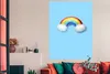 MuchoWow® Poster Ein Regenbogen aus flauschigen Wolken Produktbild-Vorschau 3