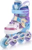 A single inline skate for children, shown from a three-quarter front view against a white background. Podgląd zdjęcia produktu