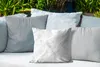 MuchoWow® Outdoor Kissen - Marmor - Stein - Weiß - 40x40 cm Produktbild-Vorschau 4