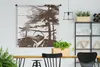 MuchoWow® Wandteppich Wandbehang Kochen - Baum - Meer Produktbild-Vorschau 2