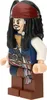 A side view of a LEGO minifigure of Captain Jack Sparrow. Náhled obrázku produktu