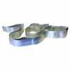 Several silver TheraBand fitness bands are laid out on a white background. Produktbild-Vorschau