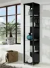 Glasvitrine >OPTIMA< in Schwarz Struktur - Voir les images du produit 1