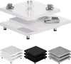 CASARIA® Couchtisch 60x60 cm Weiß Hochglanz Design Modern Produktbild-Vorschau 1
