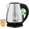 HOMELUX 1,7L Wasserkocher Edelstahl 2200W Retro Produktbild-Vorschau 1