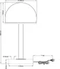 Trio Berlin Tischleuchte LED Metall/Glas Nickel matt/Weiß Produktbild-Vorschau 7