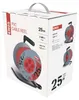 Prodlužovací kabel na bubnu 25 m / 4 zásuvky / červený / PVC / 230 V / 1,5 mm2 Náhled obrázku produktu