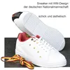 Weiße Sneaker Damen Herren Turnschuhe Sportschuhe modisch Produktbild-Vorschau 8