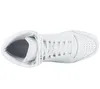 A top-down view of a white Adidas high-top sneaker. Produktbild-Vorschau