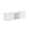 HOMAVO Meuble TV 160 cm - Meuble de salon moderne avec 3 Voir les images du produit 7