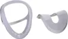 Two white epilator attachments are shown against a white background. Podgląd zdjęcia produktu