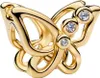 PANDORA MOMENTS Charm Motyl w kolorze złotym 764369C01 Podgląd zdjęcia produktu 8