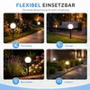 MasterLED Solárne svetelné gule 10 cm - Sada 8 záhradných Náhľad obrázku produktu 9