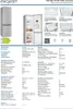 A product information sheet for a refrigerator-freezer combination. Produktbild-Vorschau