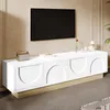 Merax TV-kast 175 cm met houtnerf, TV-meubel met Productafbeelding-voorbeeld 3